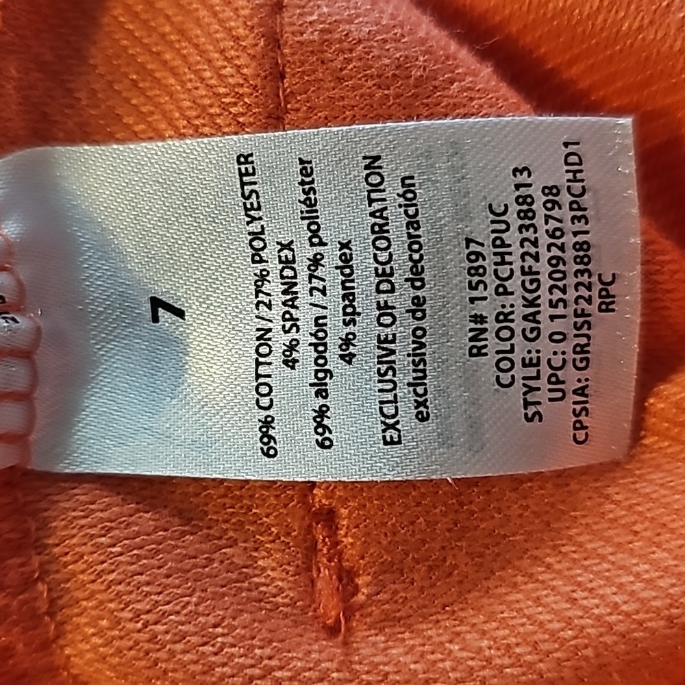 365 Kids Orange Jeggings - Picture 6 of 7